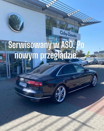 Audi A8 cena 149000 przebieg: 272000, rok produkcji 2015 z Chodzież małe 742